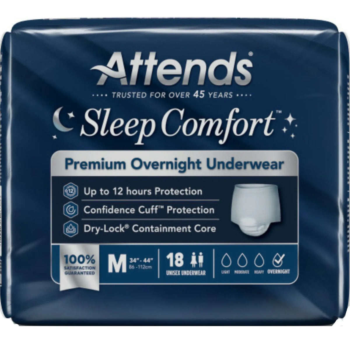 Attends Sleep Comfort Premium Overnight Underwear