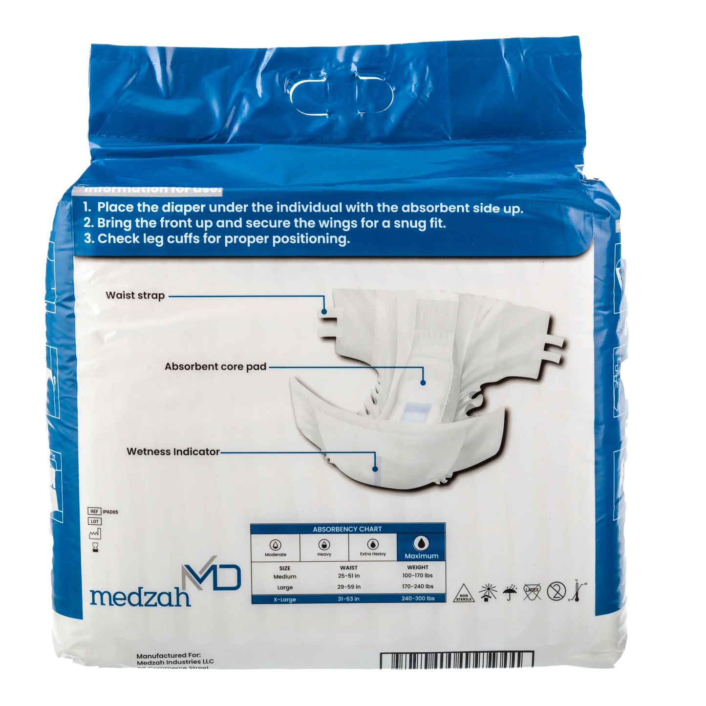 MedWings Brief Diapers