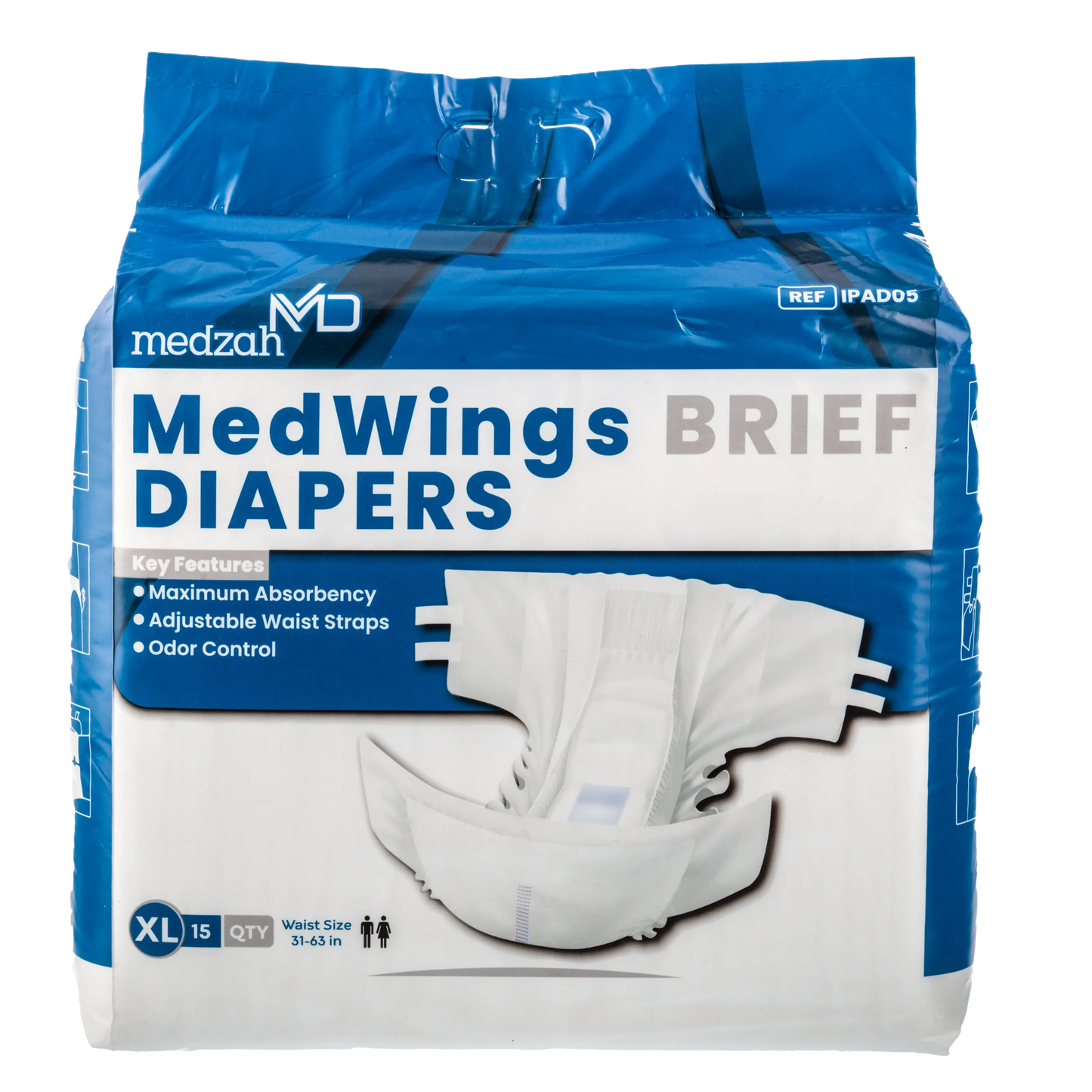 MedWings Brief Diapers