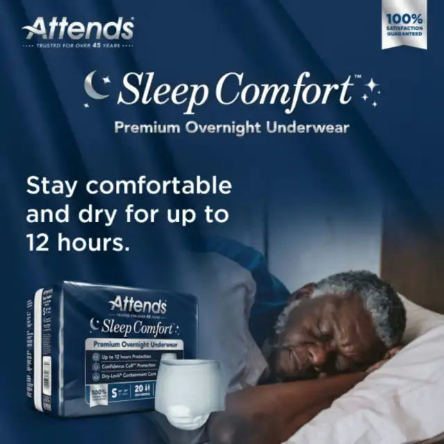 Attends Sleep Comfort Premium Overnight Underwear